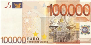 100000 euro biljet